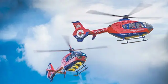 Devon air ambulances