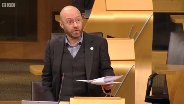 Green MSP Patrick Harvie