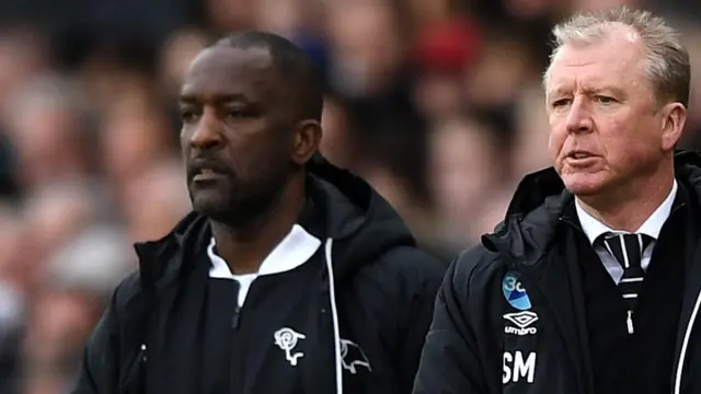 Chris Powell (left) and Steve McClaren