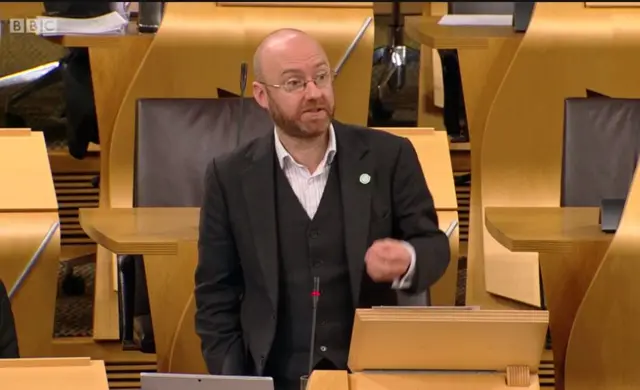 Scottish Green MSP Patrick Harvie