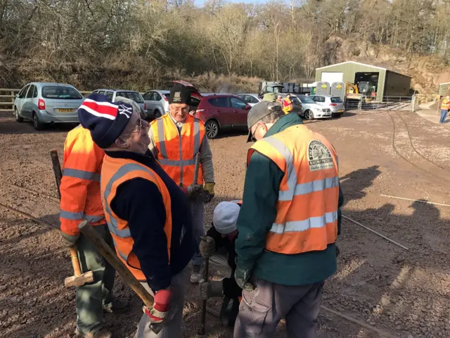 Workers at Mountsorell and Rothley Community Heritage Centre