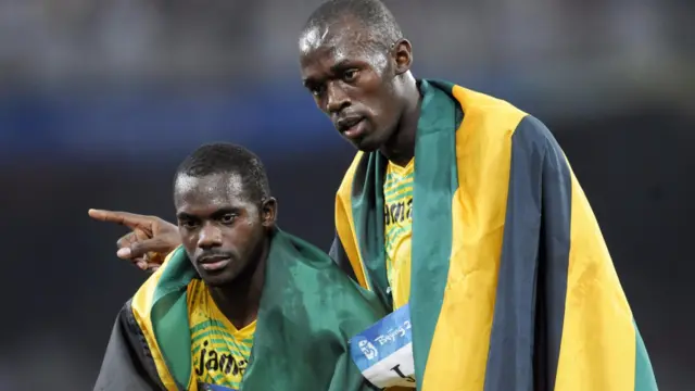 Nesta Carter and Usain Bolt