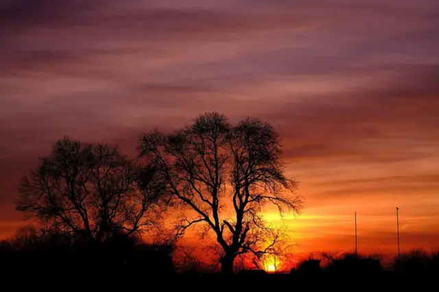 Sunset over South Leicester RFC