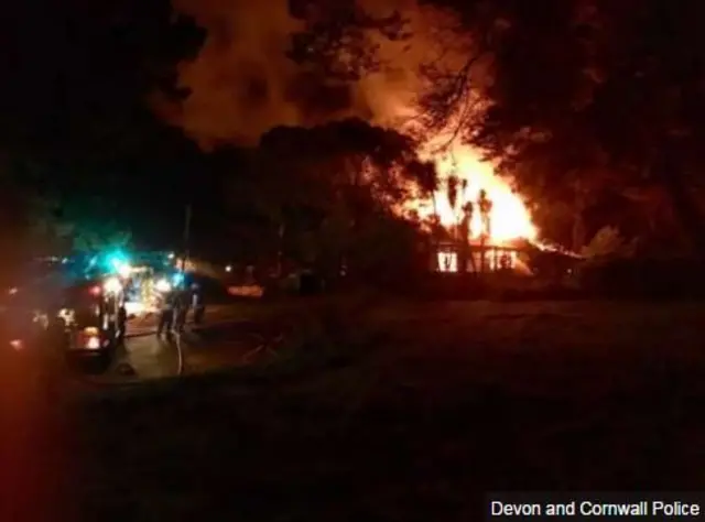 Fire at Fourwinds Pub