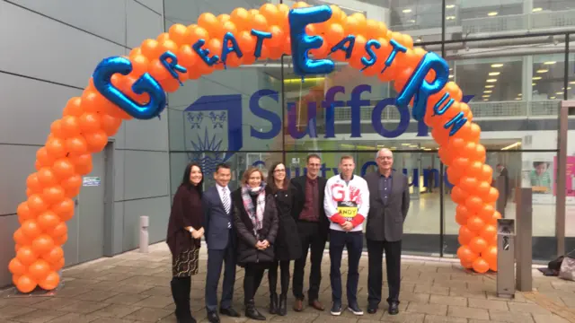 Launch of the Great East Run at Endeavour House