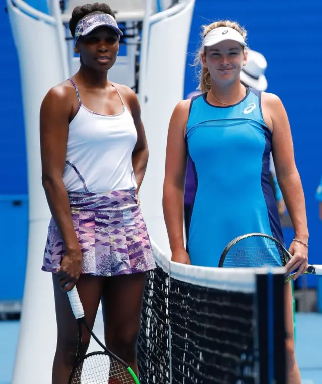 Venus Williams and Coco Vandeweghe