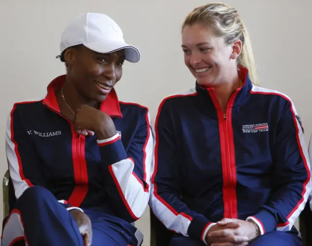 Venus Williams and Coco Vandeweghe