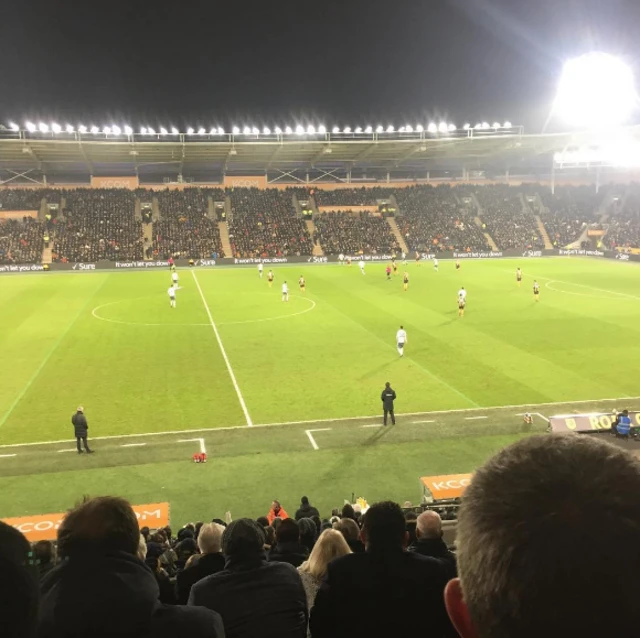 Curtis Davies image from the stands