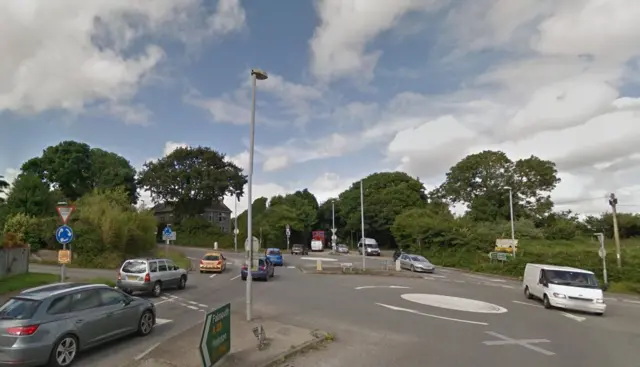 Treluswell roundabout