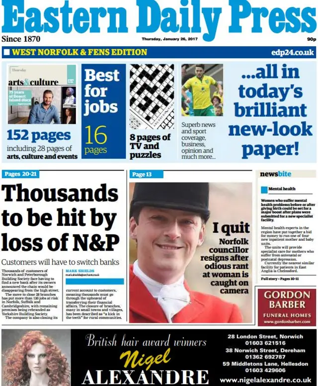 Front page of EDP