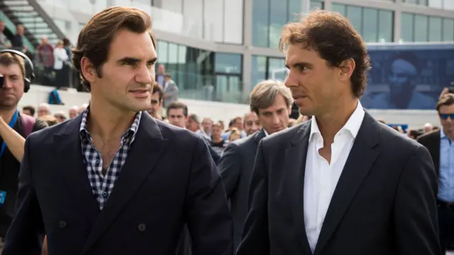 Roger Federer and Rafael Nadal