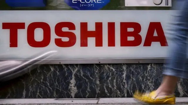 Toshiba signage