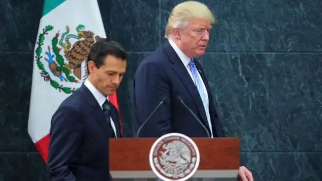 Donald Trump and Enrique Pena Nieto