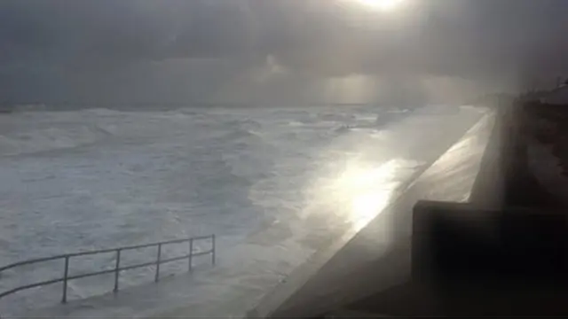 Storms on West Norfolk coast