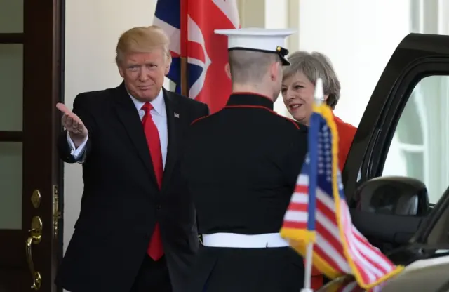 Trump and May