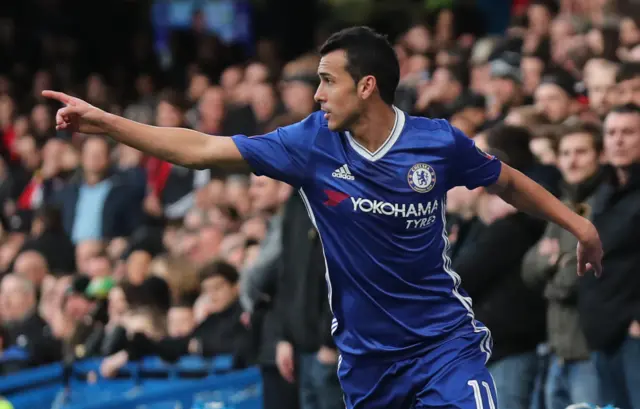 Pedro celebrates