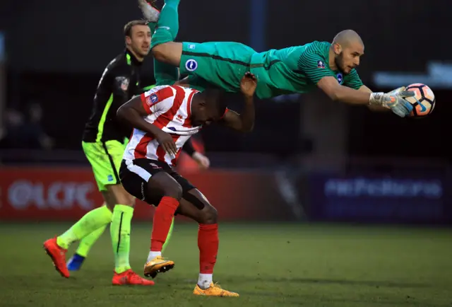 Lincoln are awarded a penalty