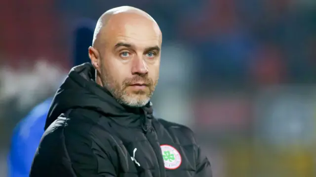 Cliftonville manager Gerard Lyttle