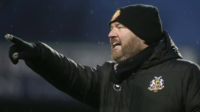 Portadown manager Niall Currie