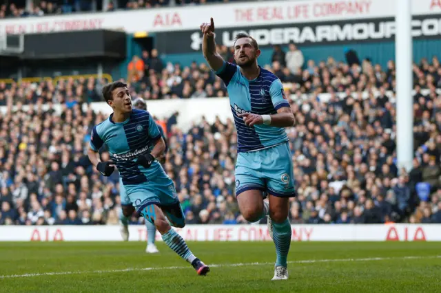 Paul Hayes scores Wycombe's second