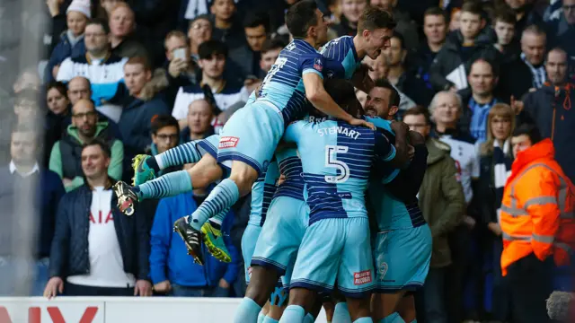 Wycombe celebrate