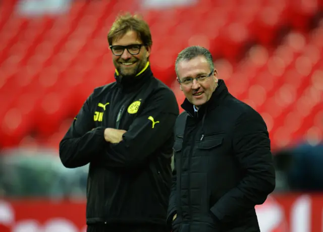 Paul Lambert and Jurgen Klopp