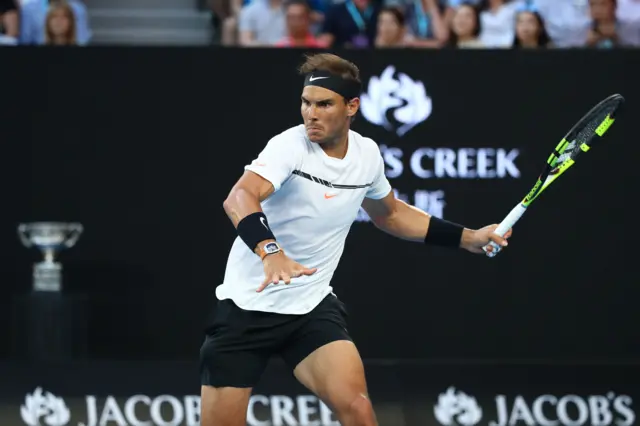 Nadal forehand