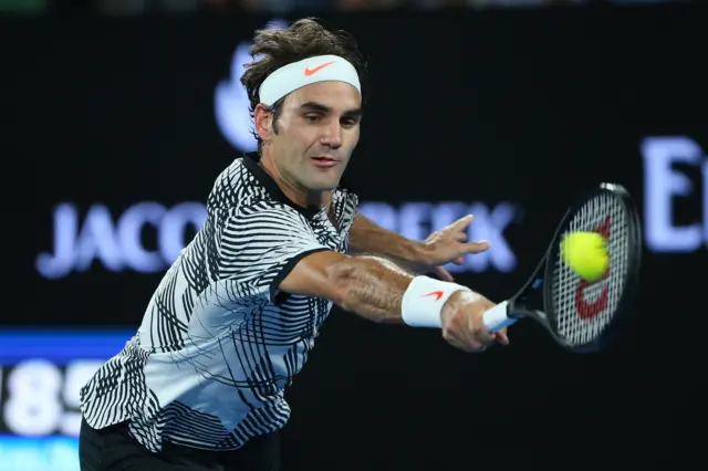 Federer backhand