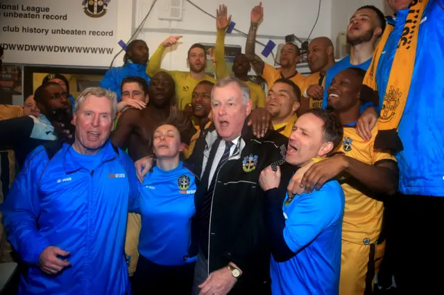 Sutton United players