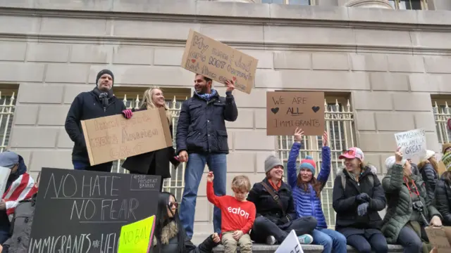 Protesters at White House