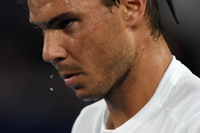 Nadal perspiration