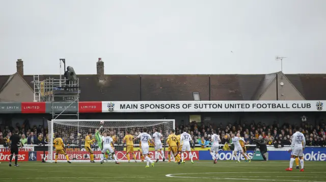 General view at Sutton United