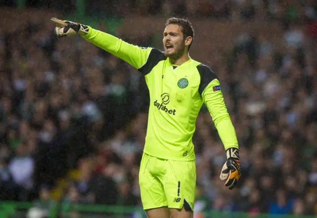 Celtic goalkeeper Craig Gordon