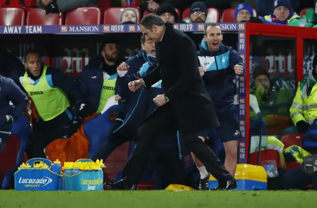 Paul Clement celebrates