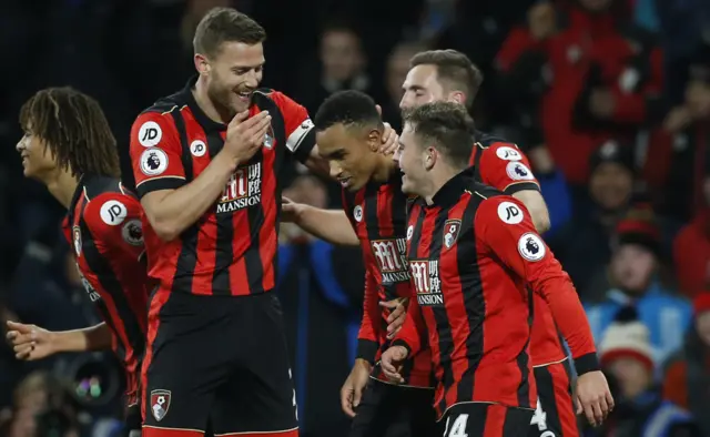 Ryan Fraser celebrates