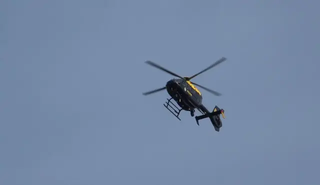 Police helicopter