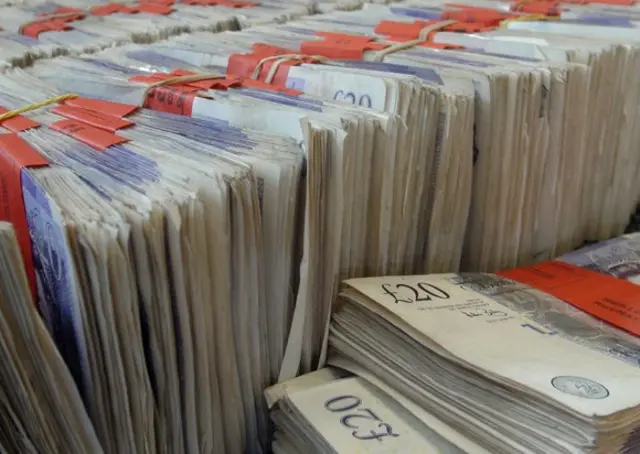 Money recovered by police