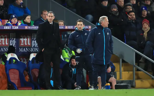 Paul Clement during the match