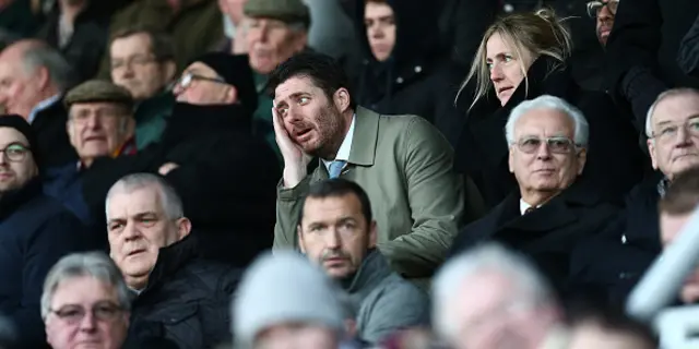 Tim Fisher, Chair of Coventry City in the crowd