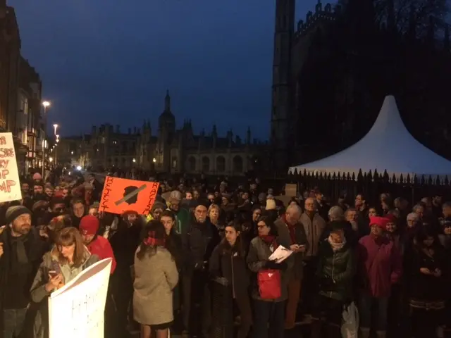 Protests in Cambridge