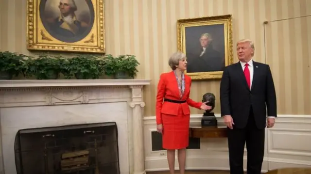 Prime Minister May and President Trump