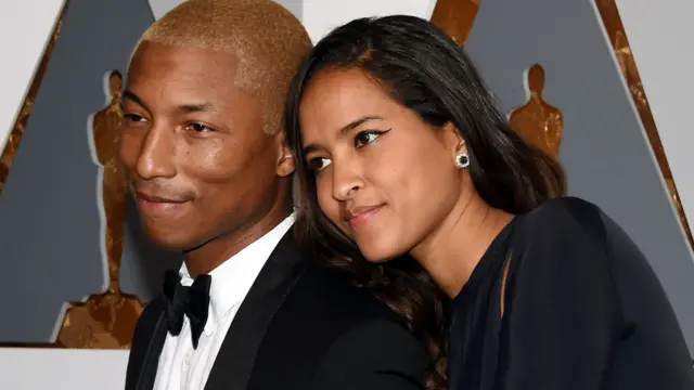 Pharrell Williams and Helen Lasichan