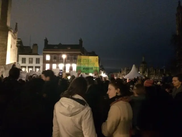 Protest in Cambridge