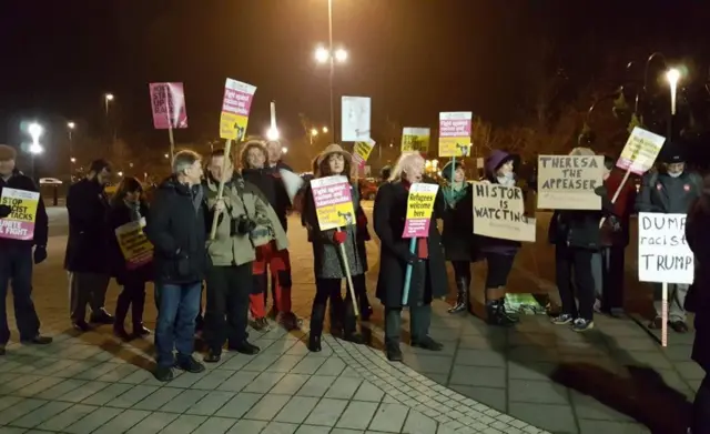 Trump protest