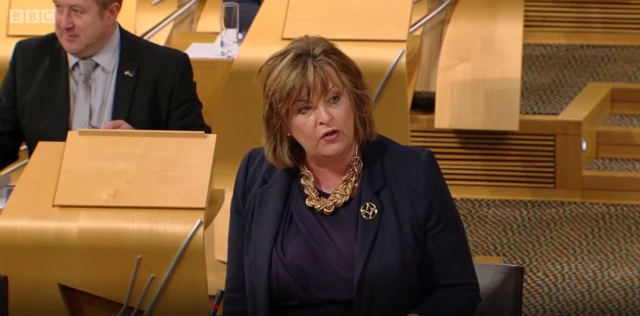 Culture Secretary Fiona Hyslop