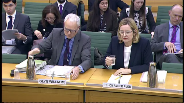 Gyn Williams and Amber Rudd