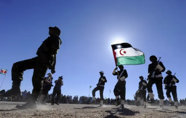 Polisario Front soldiers