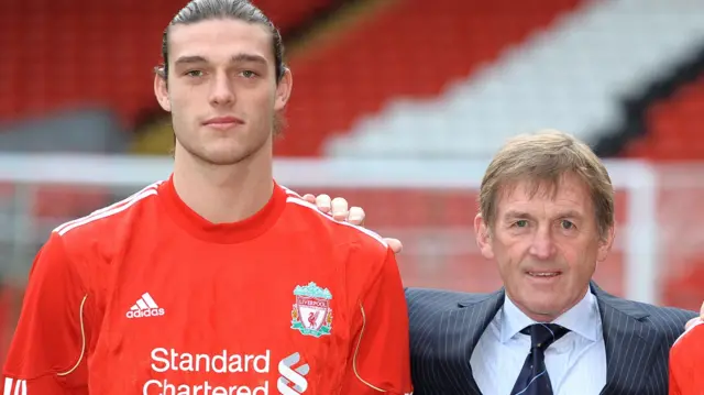 Andy Carroll and Kenny Dalglish