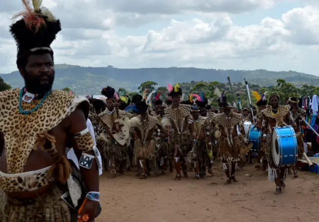 Shembe Church worshippers