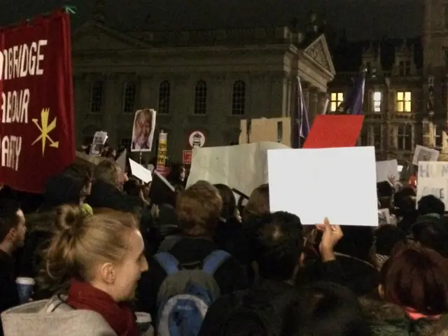 Protest in Cambridge